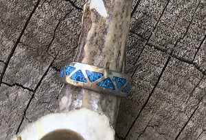 Turquoise Sterling Silver Band Ring