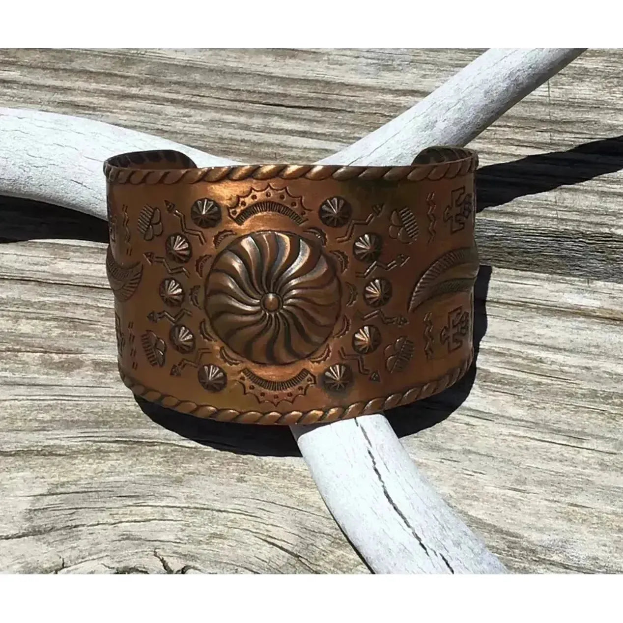 Vintage Copper Cuff Bracelet