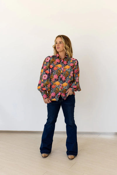 Petal Punch Blouse By Turquoise Haven