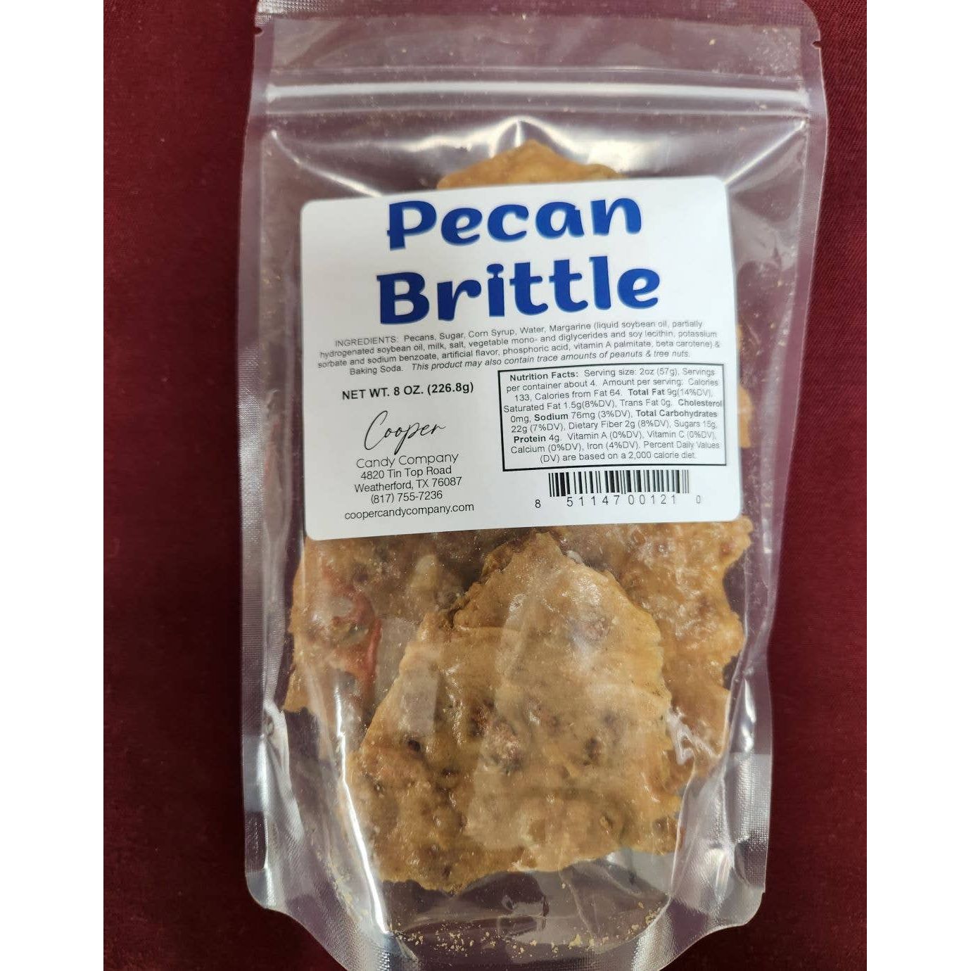 Pecan Brittle - 8oz