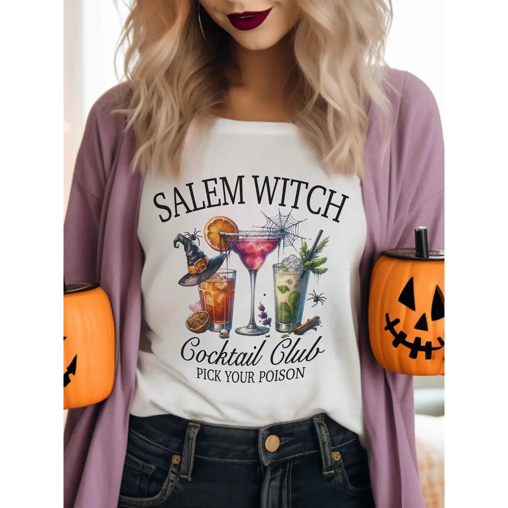 Salem Witch Cocktail Club Graphic Tee