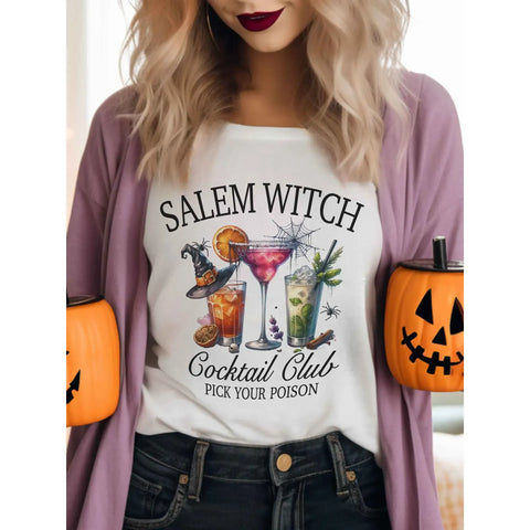 Salem Witch Cocktail Club Graphic Tee