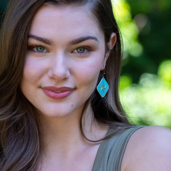 Anju Jewelry - Patina Blooming Waters Earrings