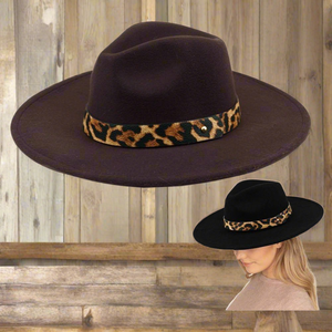 Leather Leopard Trim, Felt