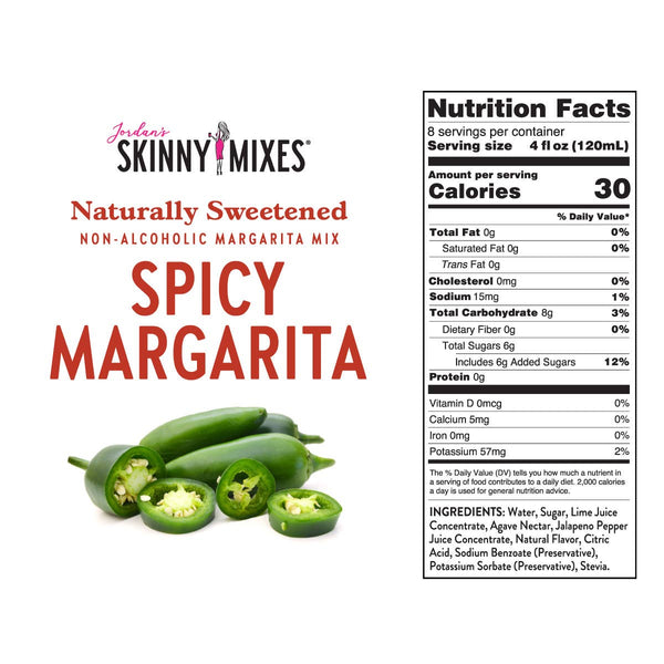 Jordan's Skinny Mixes - Natural Spicy Margarita - Mixer