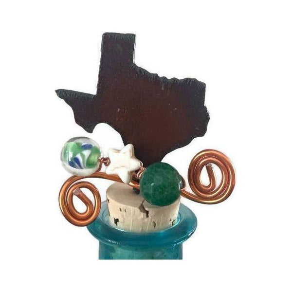 Rustic Wine Cork shapes with beads and wire