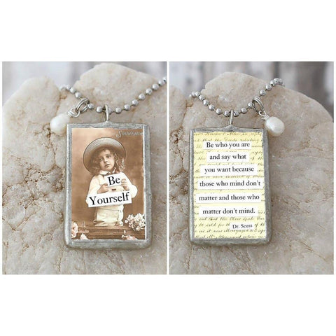 Be Yourself Soldered Charm