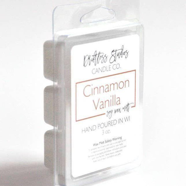 Cinnamon Vanilla Soy Wax Melts - 3oz.