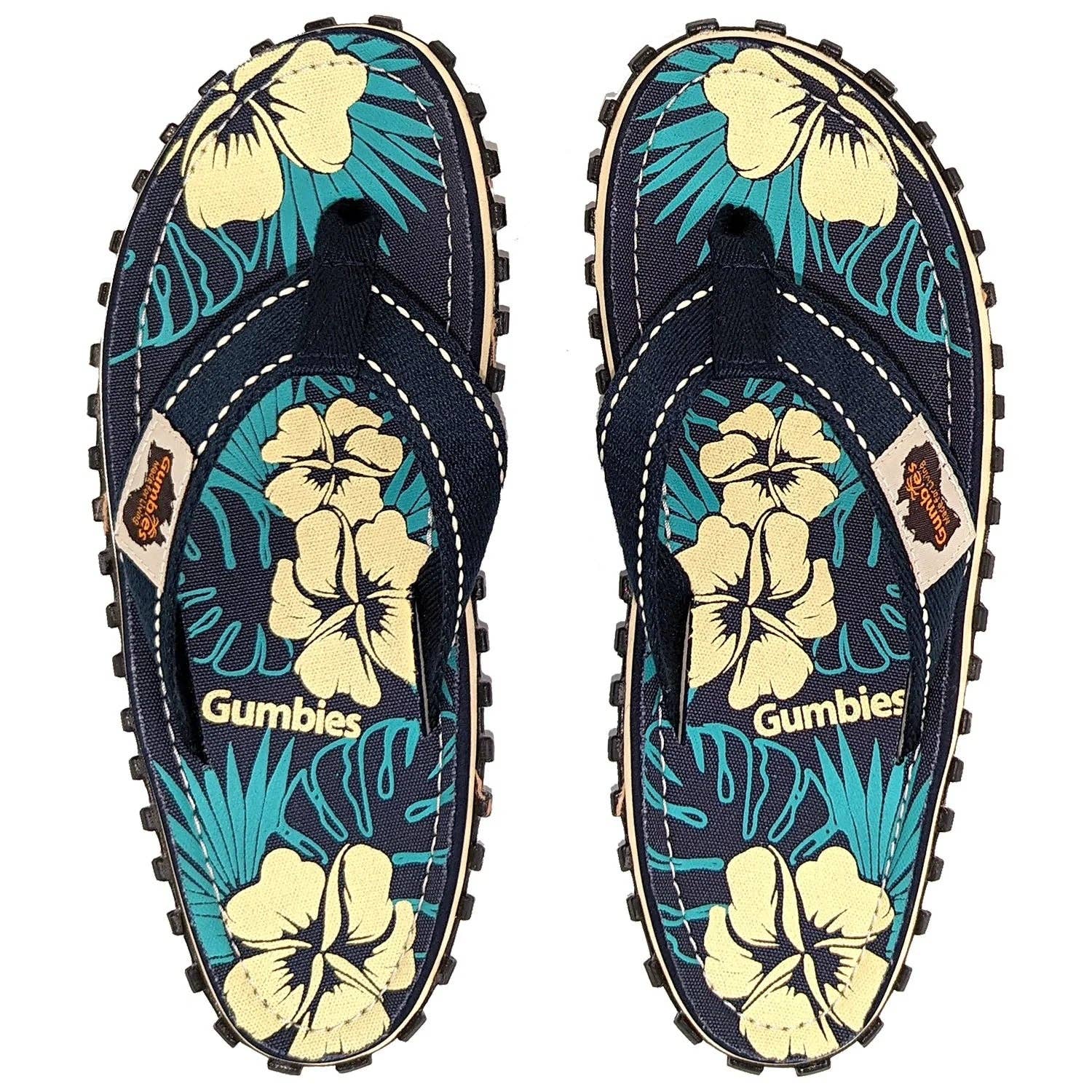 Islander Flip-Flop - Women's - Blue Hibiscus: