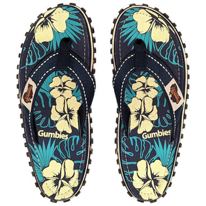 Islander Flip-Flop - Women's - Blue Hibiscus: