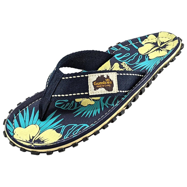 Islander Flip-Flop - Women's - Blue Hibiscus: