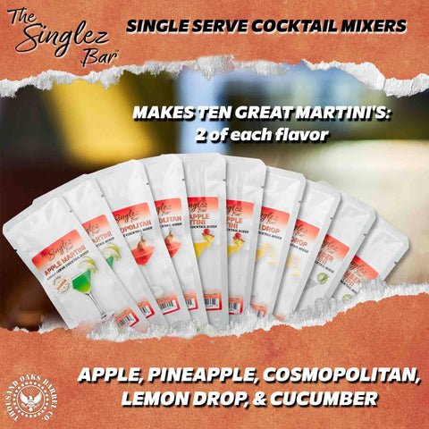 Singlez Bar Martini Collection-Single Serve Mixers