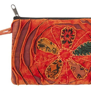 Red Flower Coin Purse