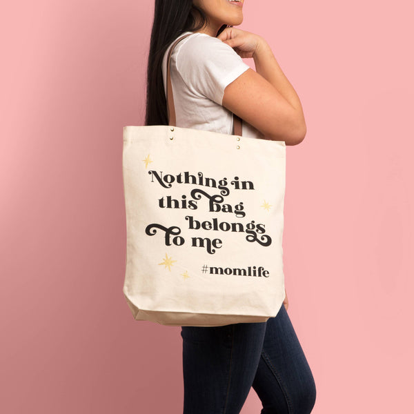 Hashtag Mom Life Tote Bag