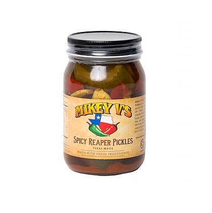 Mikey V's Foods - Spicy Reaper Pickles: 16 oz