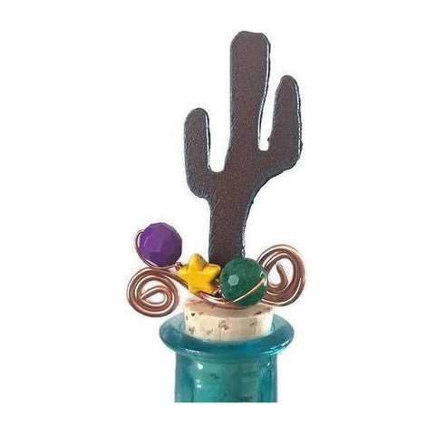 Rustic Wine Cork shapes with beads and wire