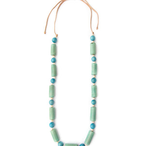 Izzie Necklace: Celeste/Turquoise