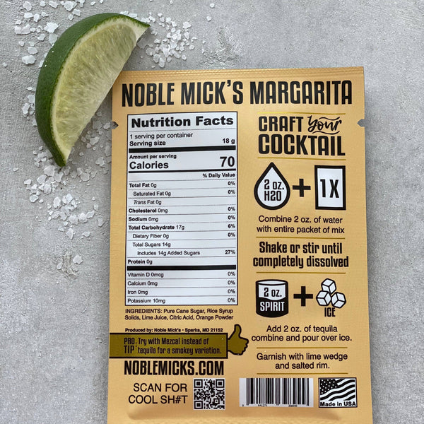 Single Serve Craft Cocktails - Margarita Single Serve Craft Cocktail