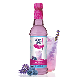 Skinny Mixes - Sugar Free Blueberry Lavender Flavor Infusion Syrup