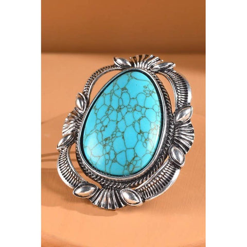 Western Oval Cuff Ring