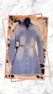 Denim Dress with Pockets