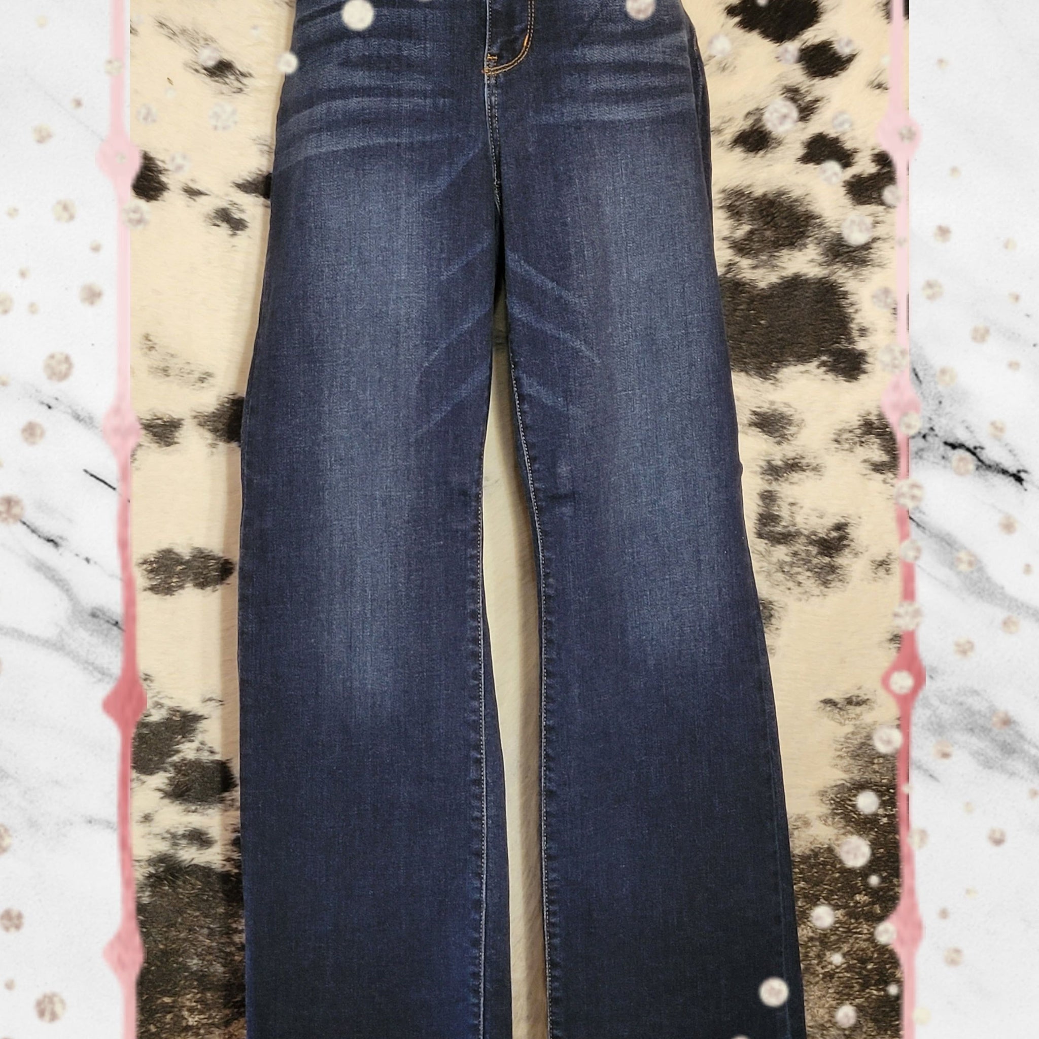 Mid Rise, Dark Wash Bootcut Jeans, Goddess, Judy Blue