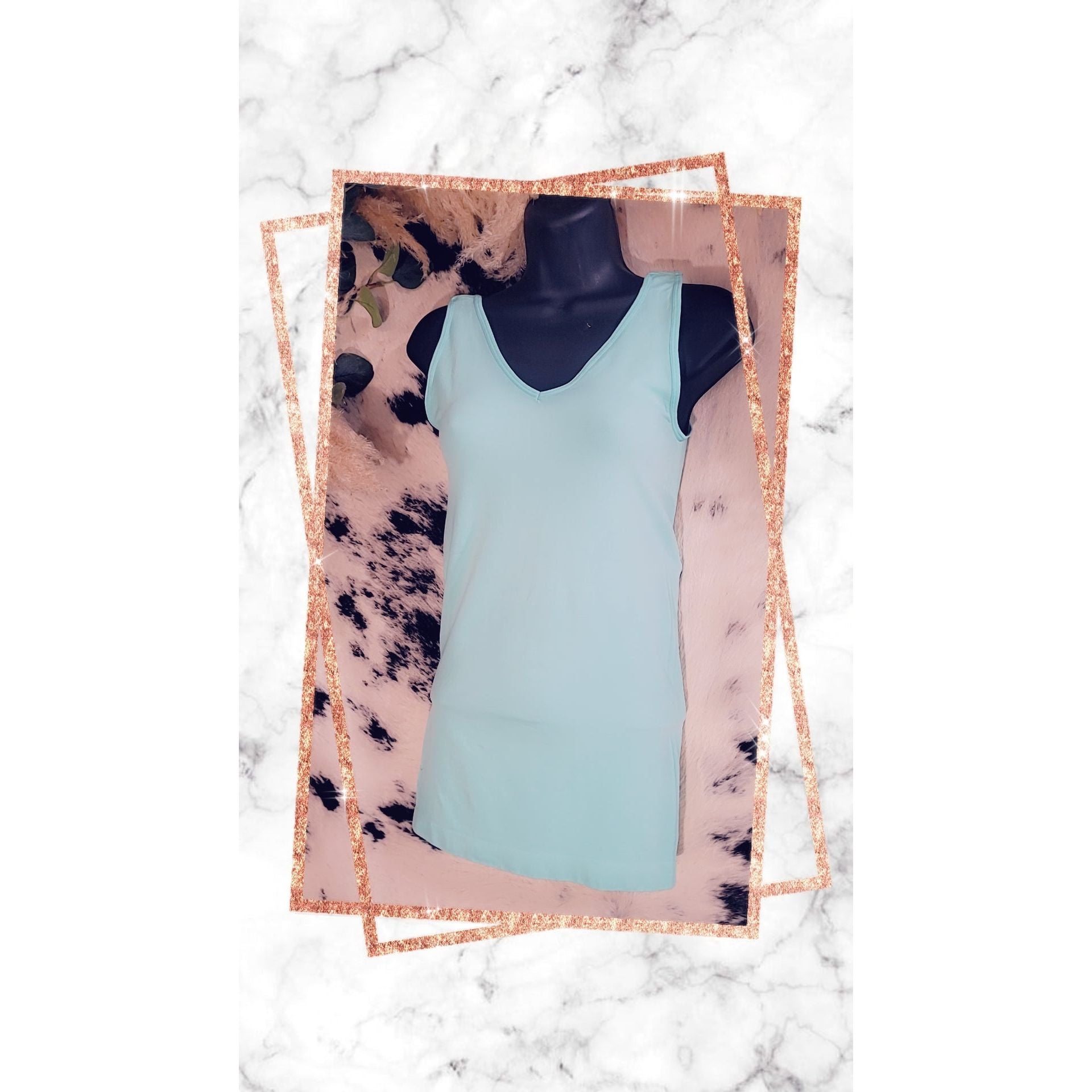 Reversible V Or U Neckline Seamless Tank