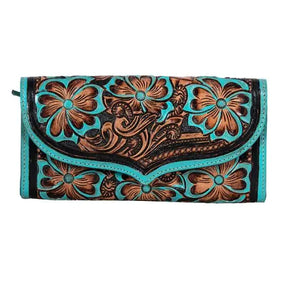 Flower Crest Ridge Wallet, RFID Protection