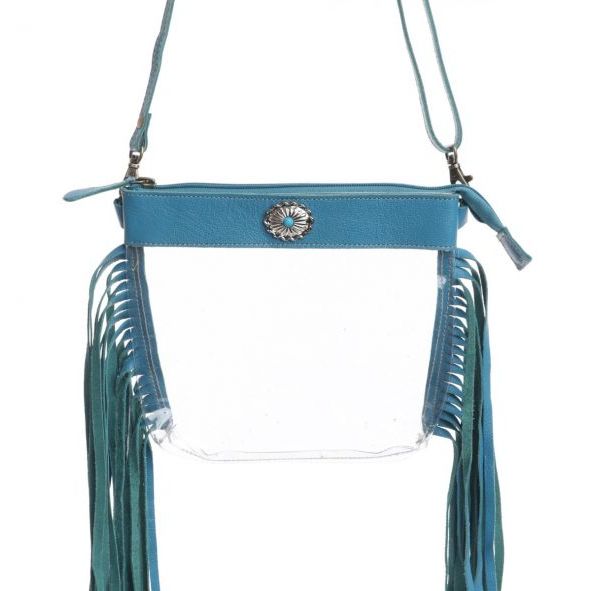 Azura Clear Bag in Blue