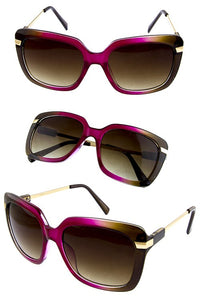 Women's square shaped sunglasses
