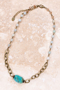 The Gypsy Necklace Amazonite
