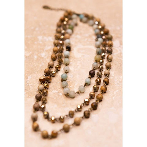 Lisa Necklace Jasper/Amazonite