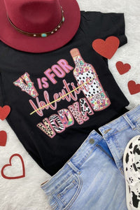 V Is For Vodka Valentines Tee