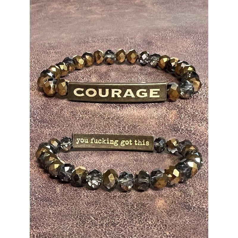 Inspiration Bracelets Bronze, (warning, language)