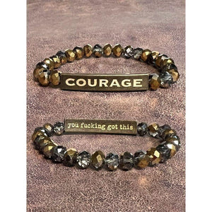 Inspiration Bracelets Bronze, (warning, language)