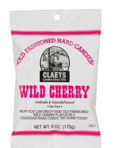 Claeys Wild Cherry Old Fashioned Hard Candy