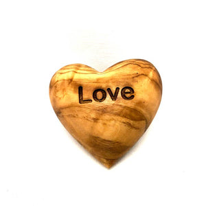 Engraved Hearts, Olive Wood, Wood from Germany