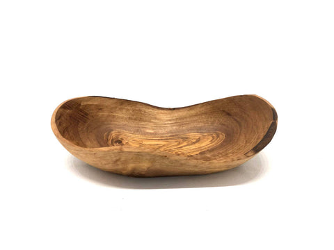 Rustic bowl 14-16 cm olive wood, shipped from Germany