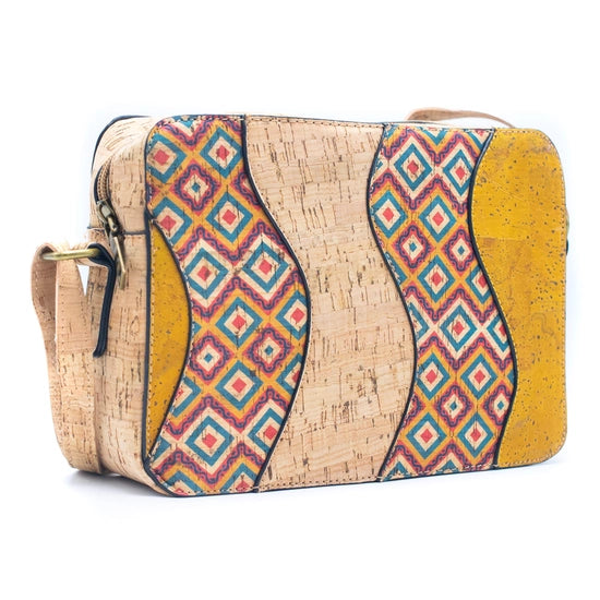 Natural Cork Crossbody Bag, made in Portugal