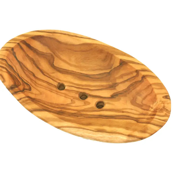 Olive Wood Soap Dish Small 12 cm, Shipped from Germany