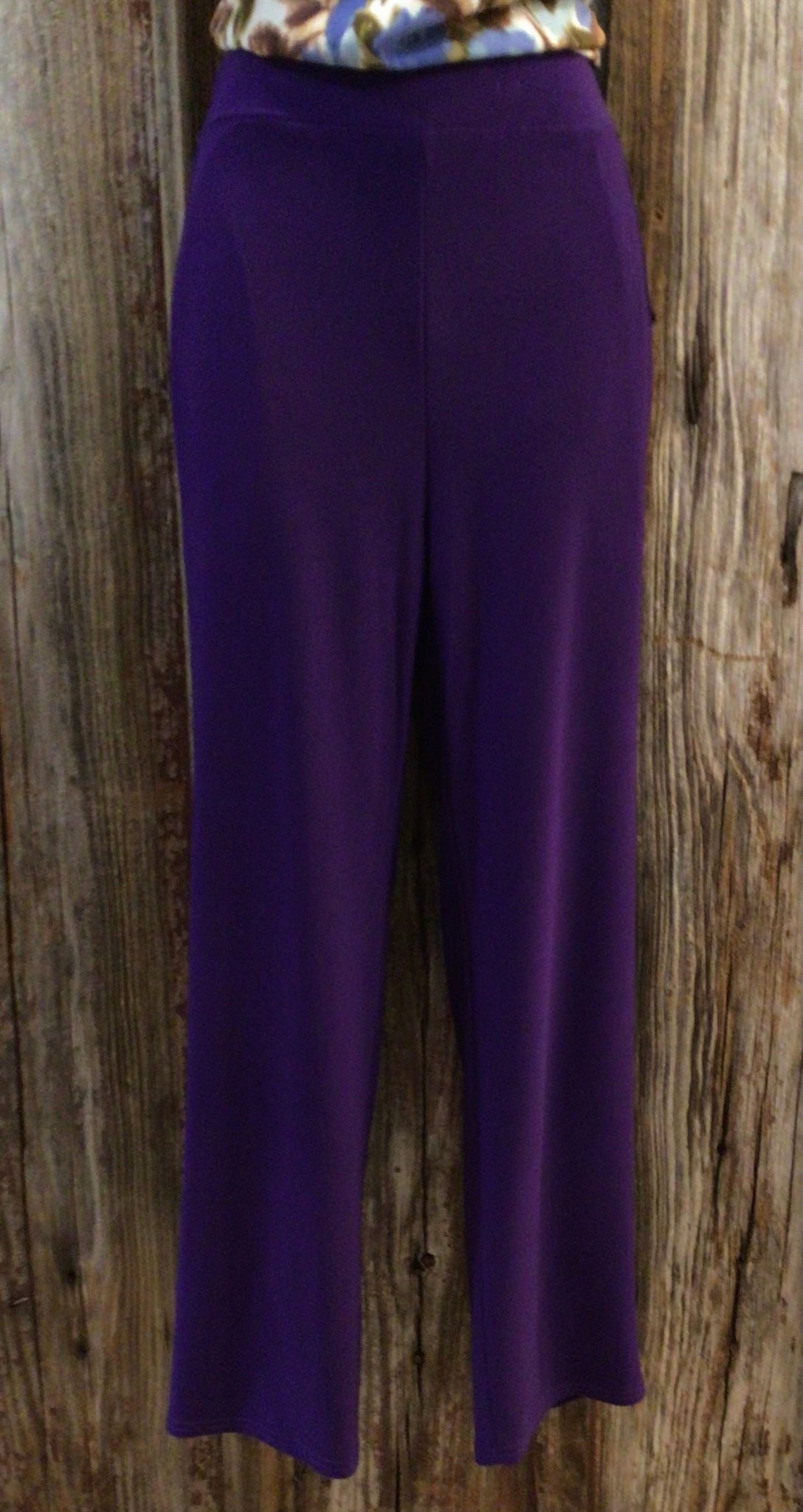 Straight Pocket Trouser, Purple