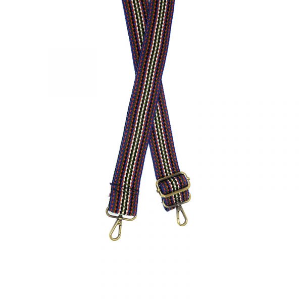 Multi Woven Embroidered Guitar Strap, 1.5 inches wide