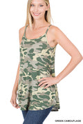 DUSTY CAMO TANK TOP Front to Back Reversible