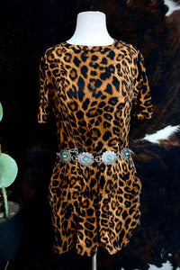 Amber Leopard Basic Sublimated Dress