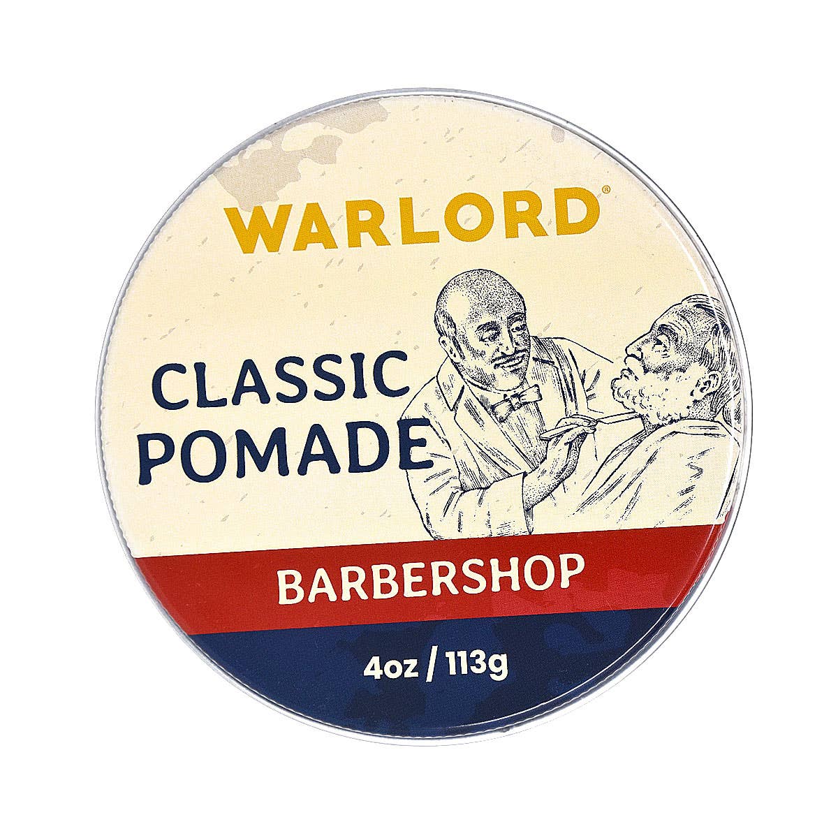 Warlord Classic Pomade – Barbershop: 4 oz.