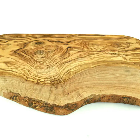 Natural Cut Cutting Board, Olive Wood, 35 cm