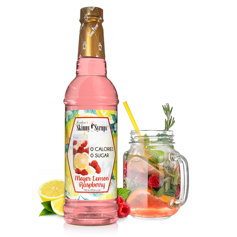 Jordan's Skinny Mixes - Sugar Free Meyer Lemon Raspberry Syrup