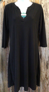 Black 3/4 Sleeve Dress