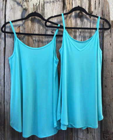Front and Back Reversible Spaghetti Cami, Mint