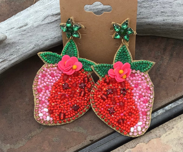 Summer Seed Bead Earrings